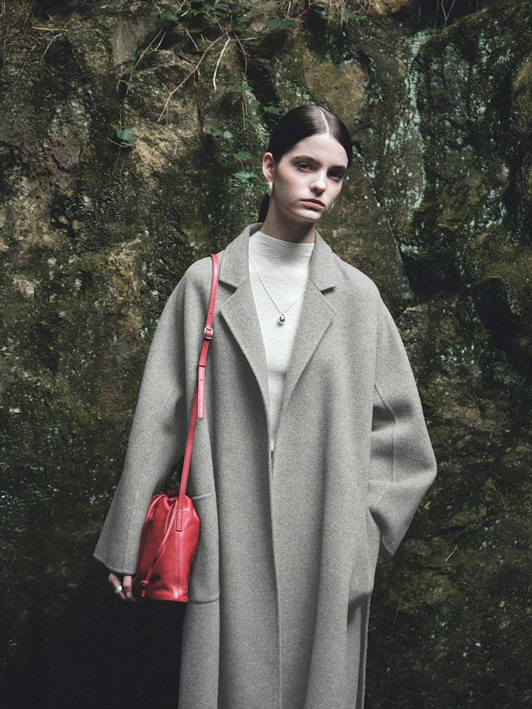뮤제 [REFURB] MAGOT Reversible Merino Wool Handmade Coat_Gray 상품 이미지 3
