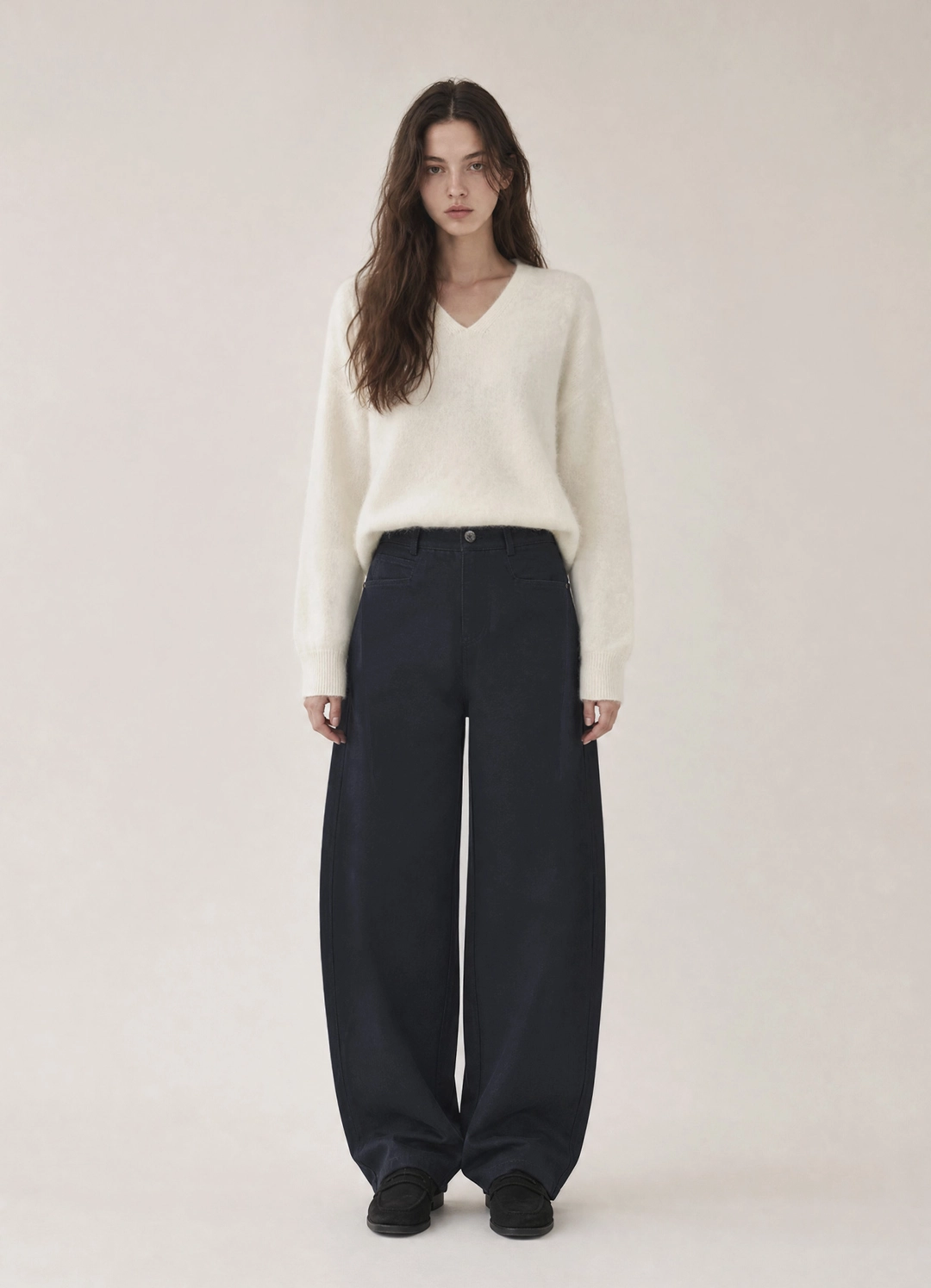 뮤제라 Tiers V-neck Knit (Cashmere Silk) 상품 이미지 2