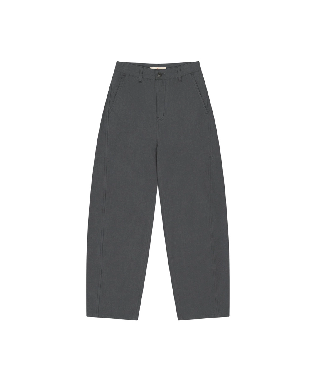 반원 아뜰리에 P3337 커브드 코튼 팬츠_Charcoal 상품 이미지 1