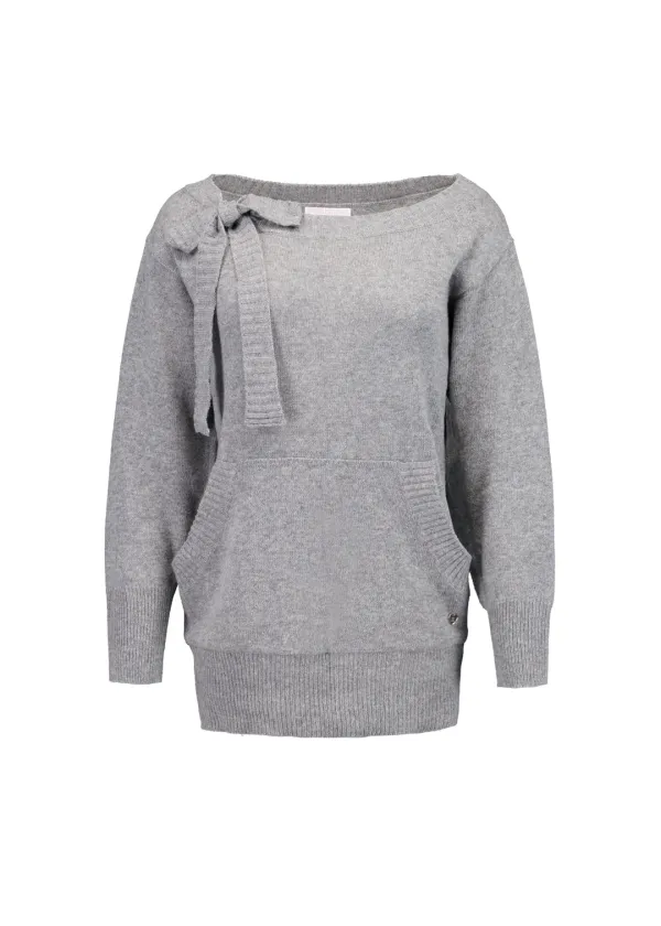 MUFFIN KNIT DRESS [GREY]