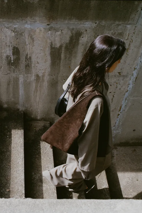 [Exclusive] Bindle Bag Large_Brown