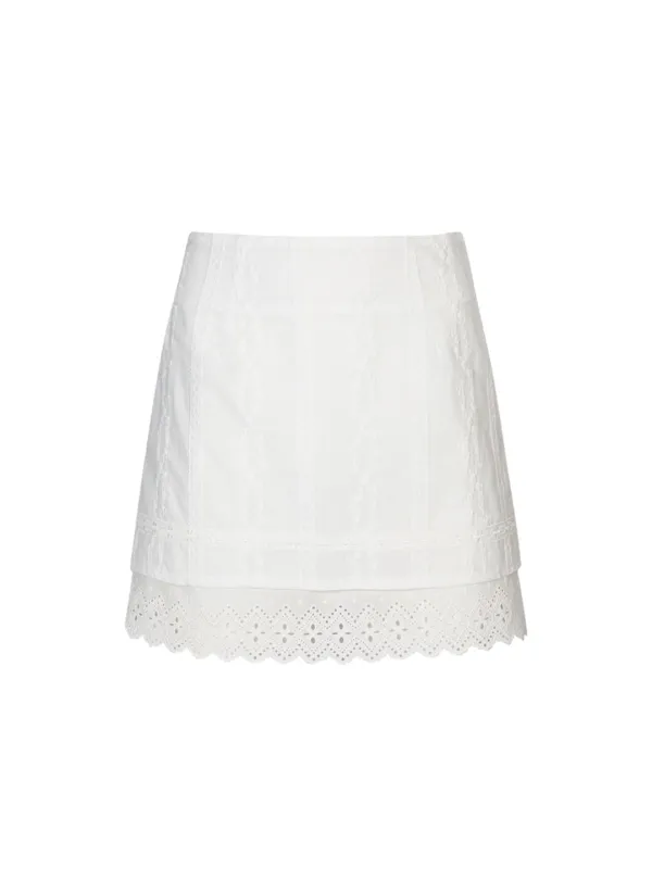 Champagne Skirt (White)