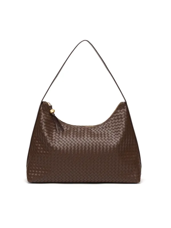 Jane Boulder Bag [BROWN]