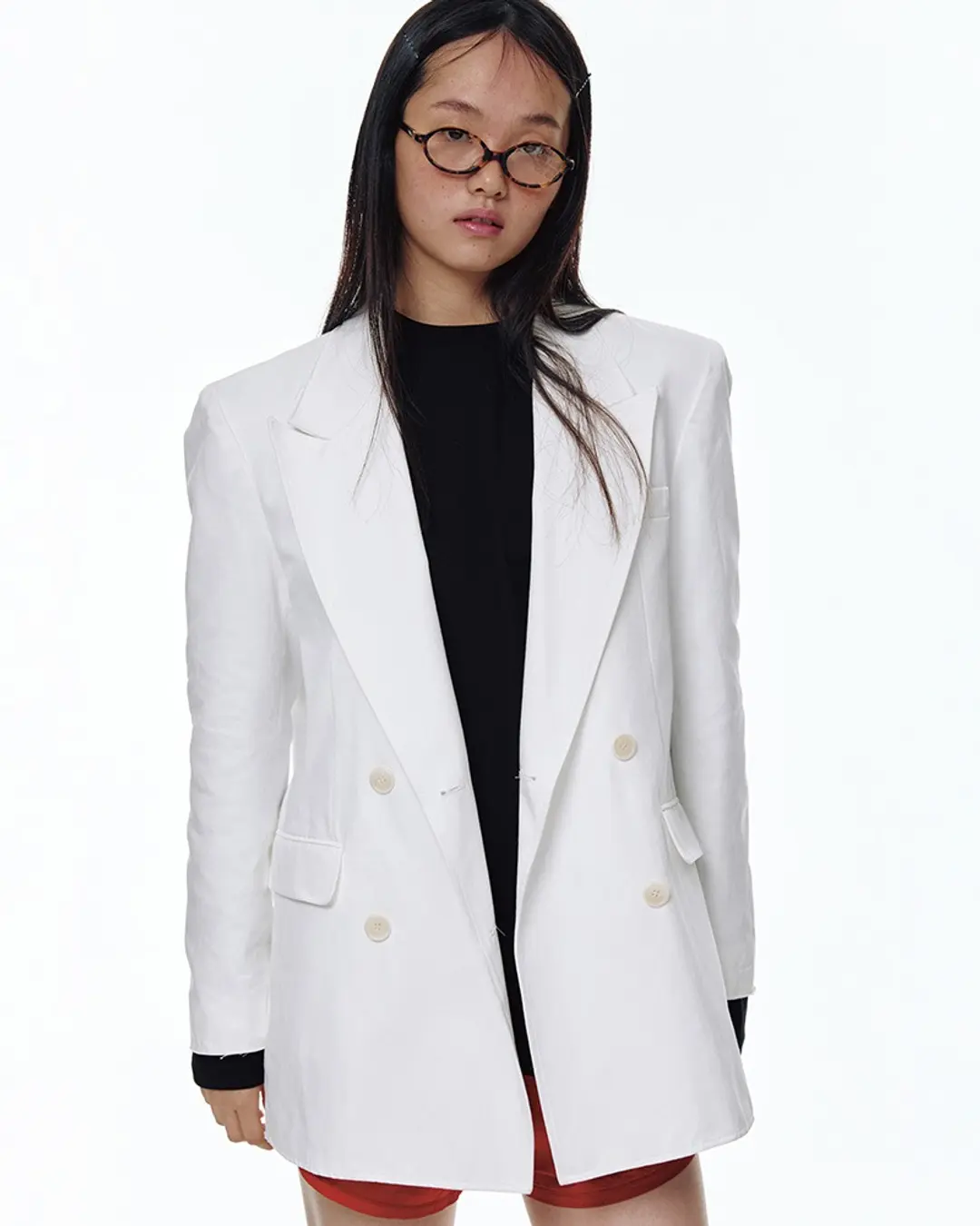 센토르 WHITE DOUBLE JACKET_WHITE 상품 이미지 2