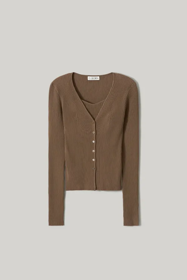 Matiere Knit Cardigan Set-up