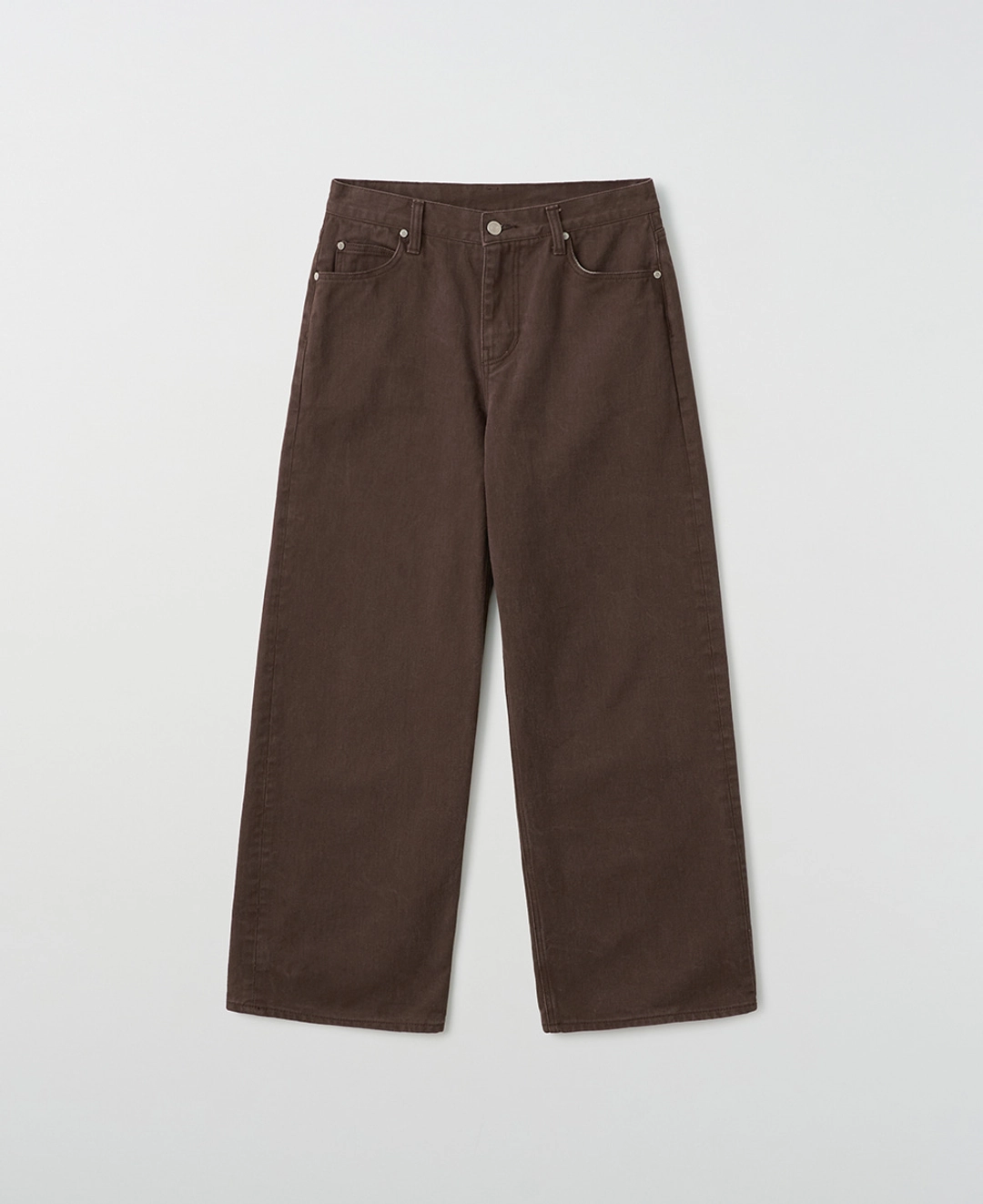 스텝어라운드 Soft Washing Color Straight Denim_BROWN 상품 이미지 2