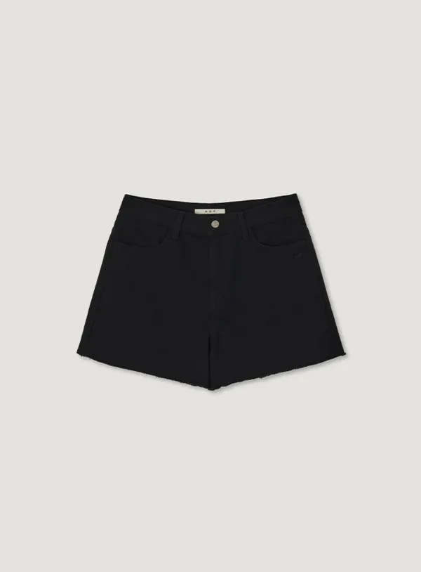 KIST DENIM SHORTS_BLACK