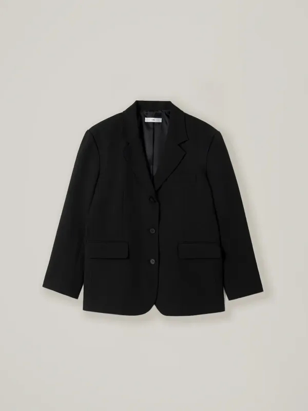 Classic oversized jacket - Black