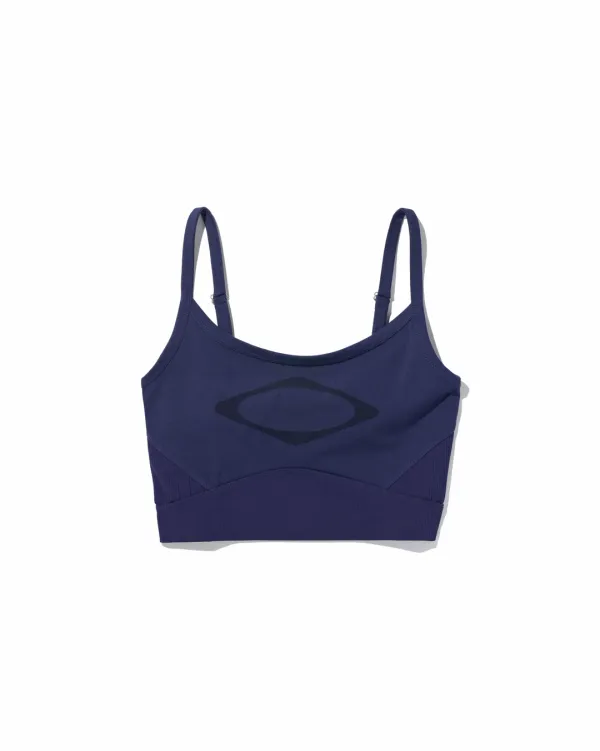 RHOMBUS CUT OUT BRA TOP_NAVY