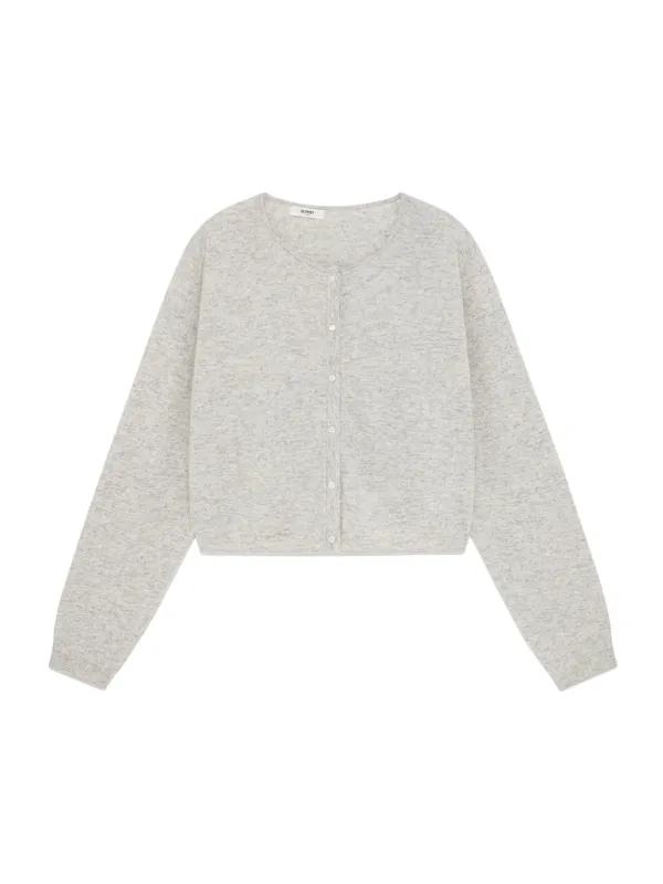 G CLASSIC LOOSE FIT CARDIGAN (GRAY)