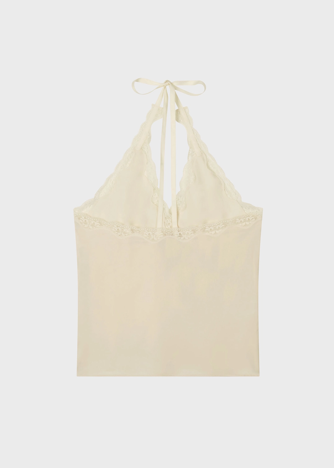 프랙티컬 앤 리얼리스틱 Romance Halter Top Nude Beige 상품 이미지 3