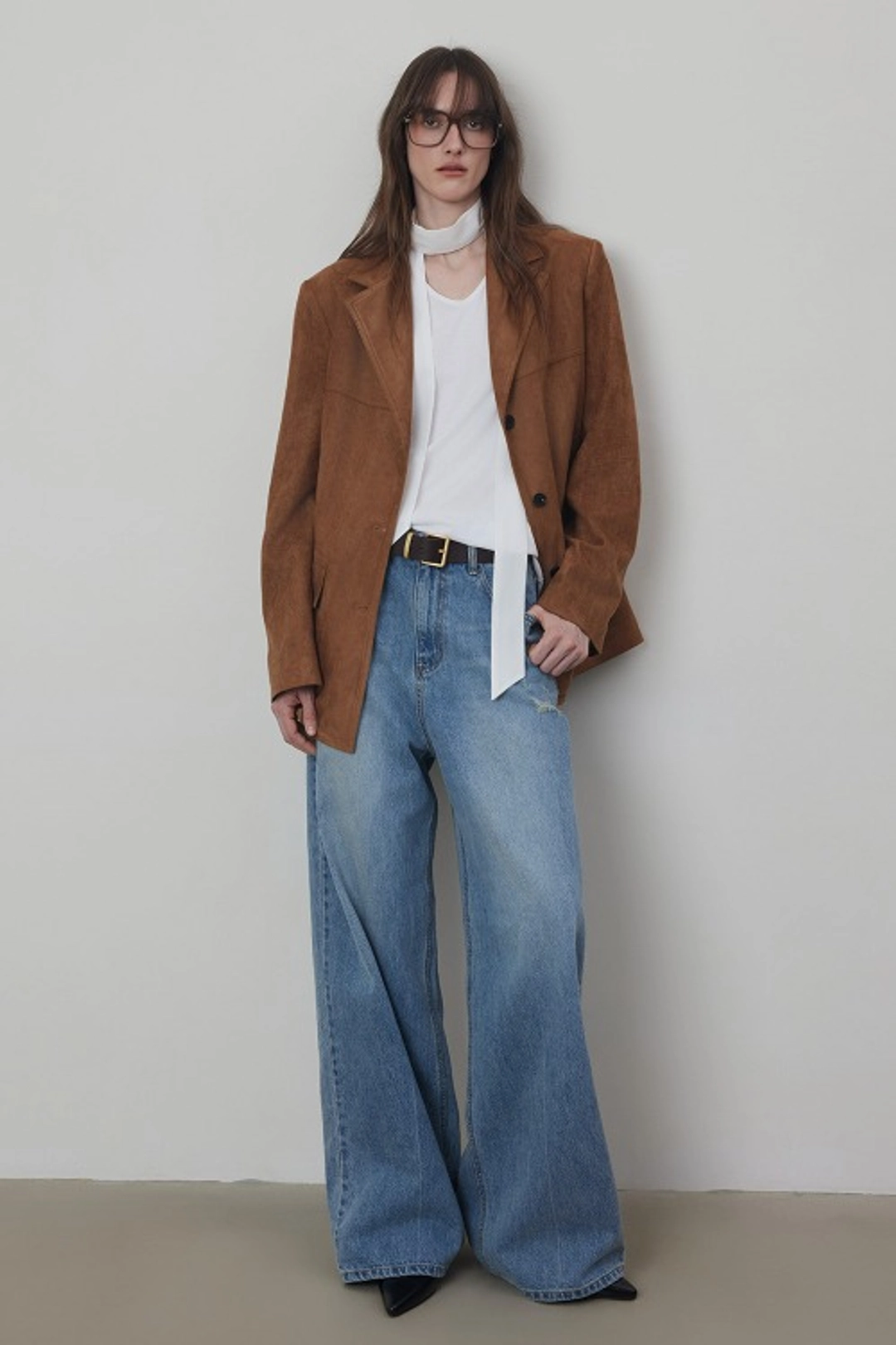 퀸스래빗 Vintage Washing Wide Fit Denim Pants_Vintage Blue 상품 이미지 2