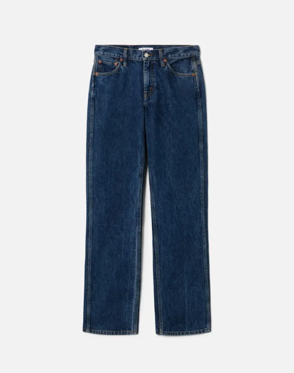 90s Mid Rise Loose - Rustic Indigo