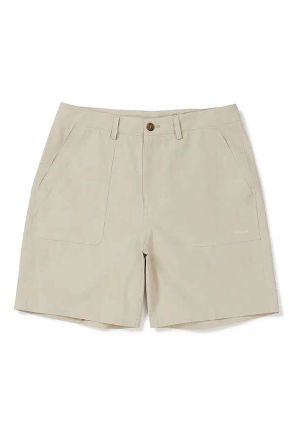 [24SS clove] Fatigue Shorts (Beige)