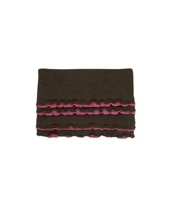 RAW EDGE CAT BEANIE BROWN
