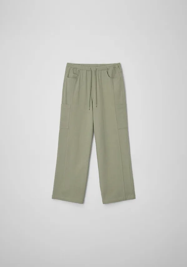 Cotton cargo pants (Khaki)