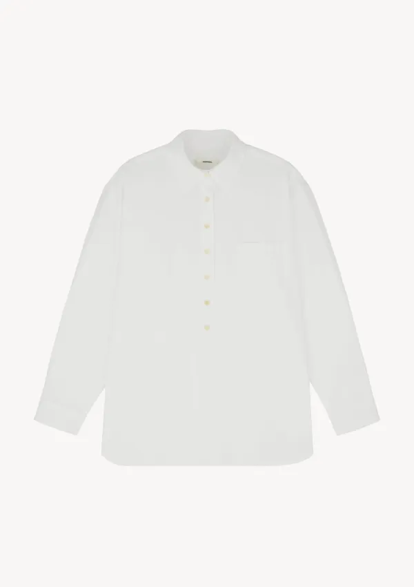 Menton Henley Shirt in White