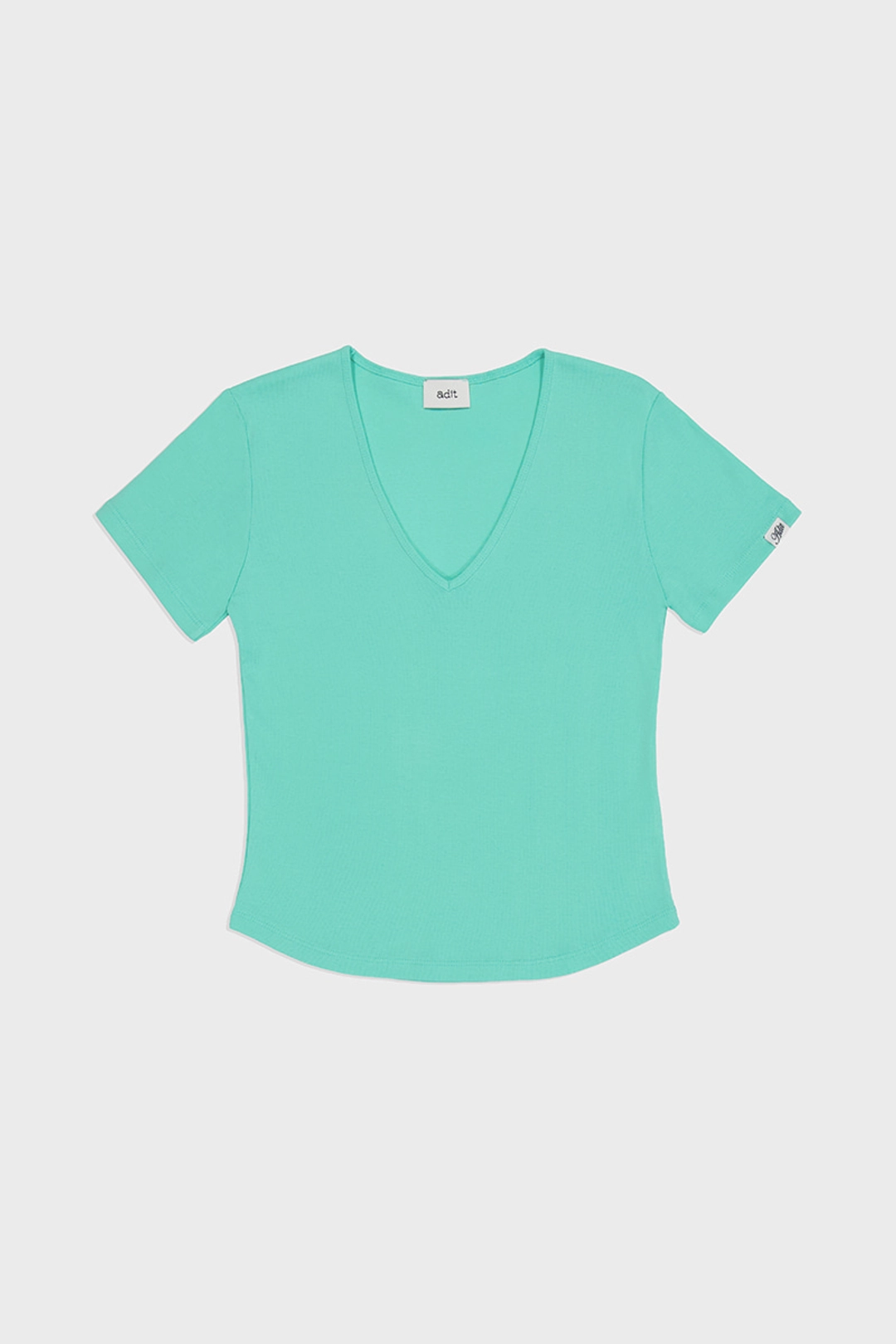아딧 [New] V-neck daily t-shirt_mint 상품 이미지 1