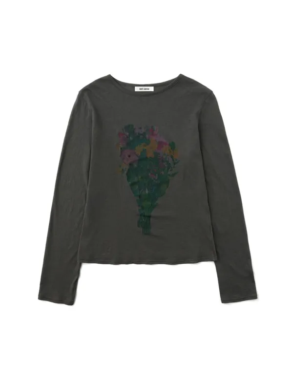 Bouquet Top (Charcoal)