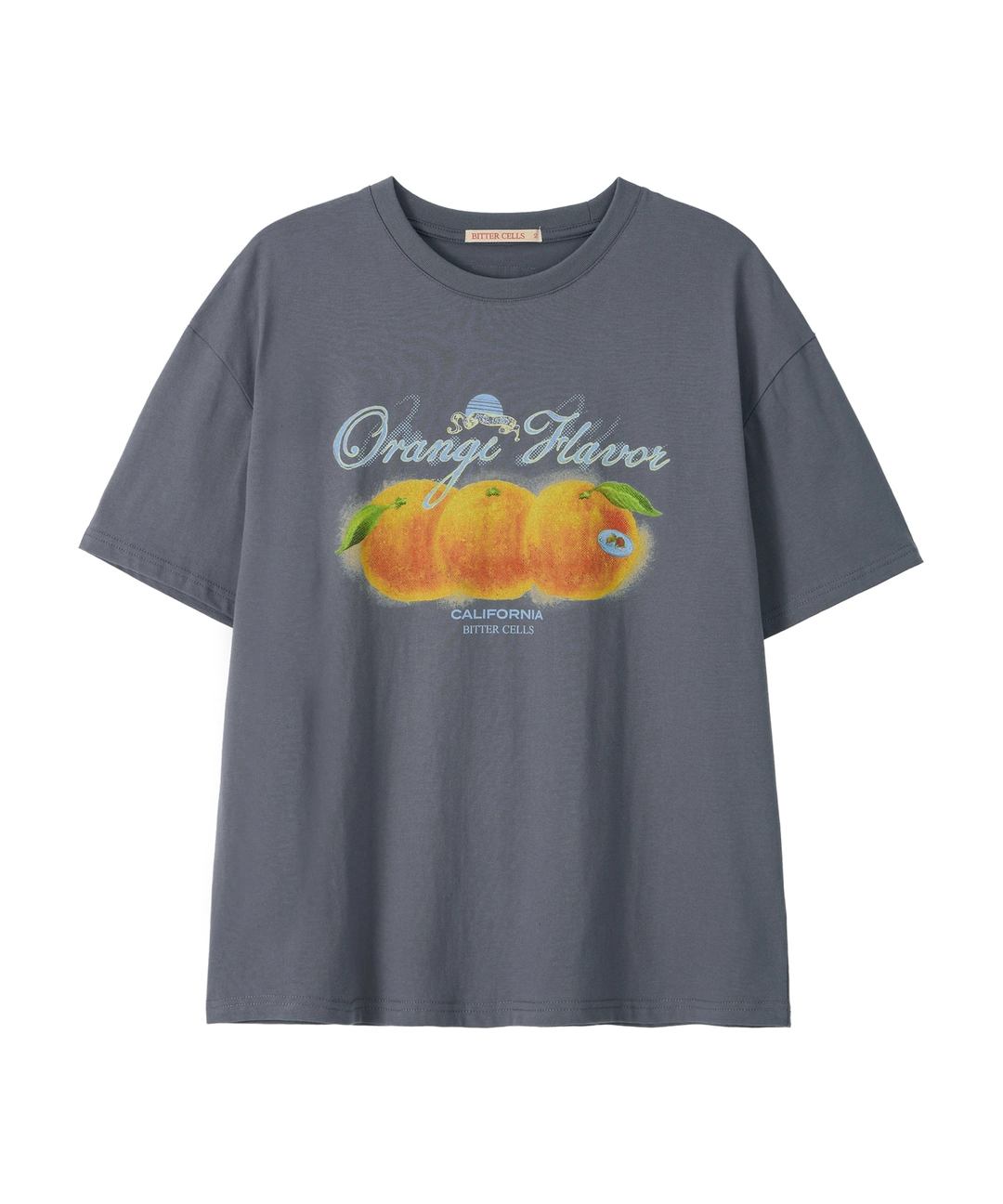 비터셀즈 Sunset Orange Tee-Dark Grey 상품 이미지 1