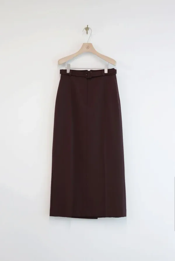 MONTA SKIRT (BURGUNDY)