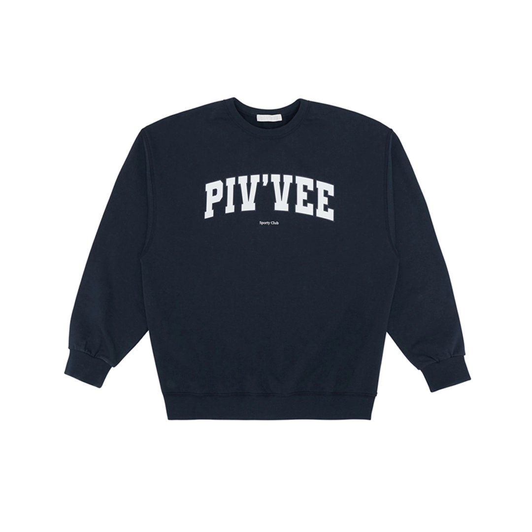 피브비 Basic Logo Sweatshirt (ocean navy) 상품 이미지 1