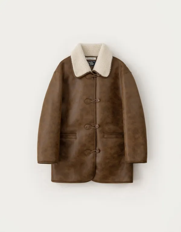 Vintage Shearling Mustang - Camel