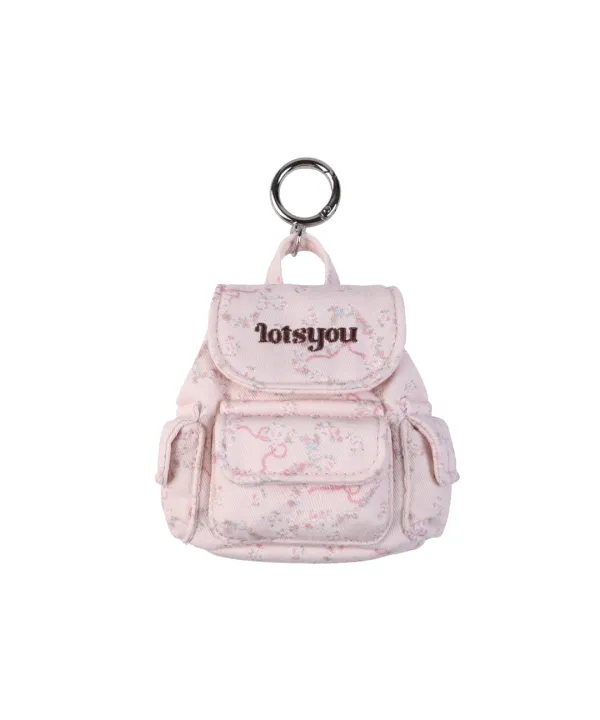 Chubby Backpack Keyring L/PINK