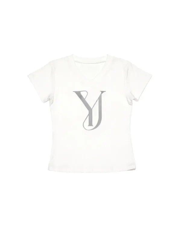 LOGO V NECK TOP (5color, 2size)