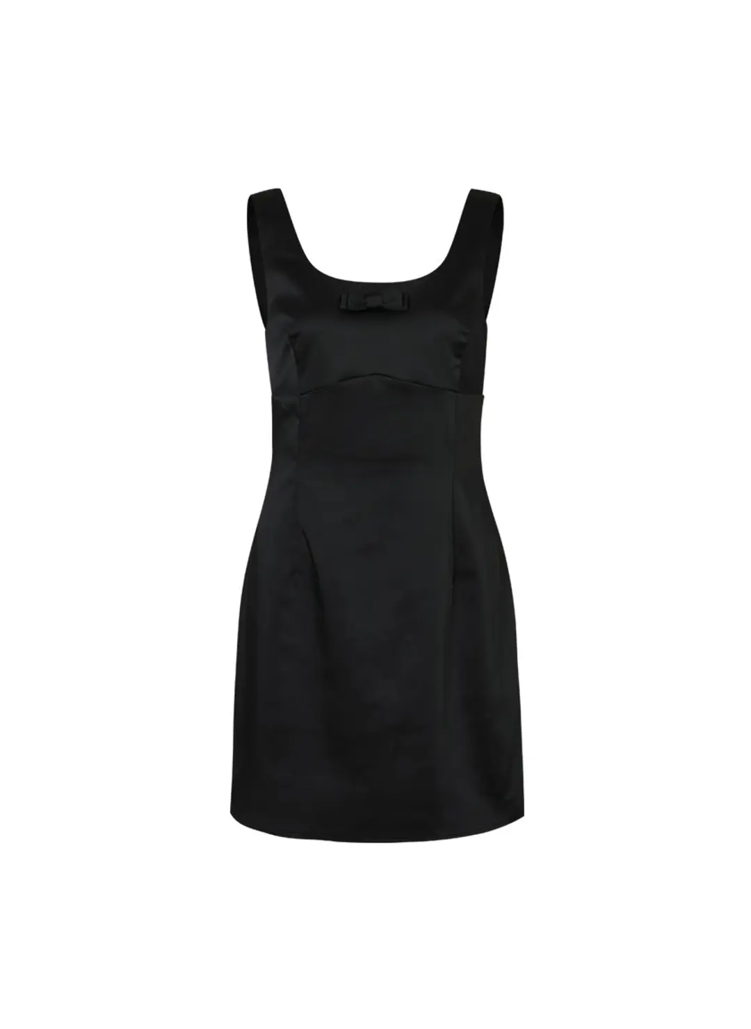 루루서울 Prom Slim Satin Mini Dress (Black) 상품 이미지 1