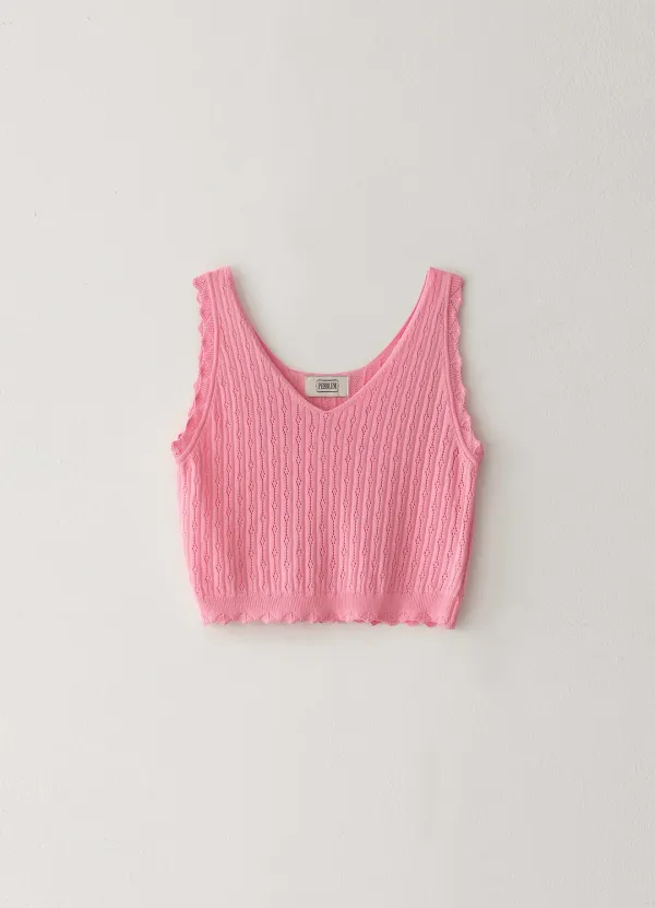 [Sale] Skashi Punching Sleeveless - Pink