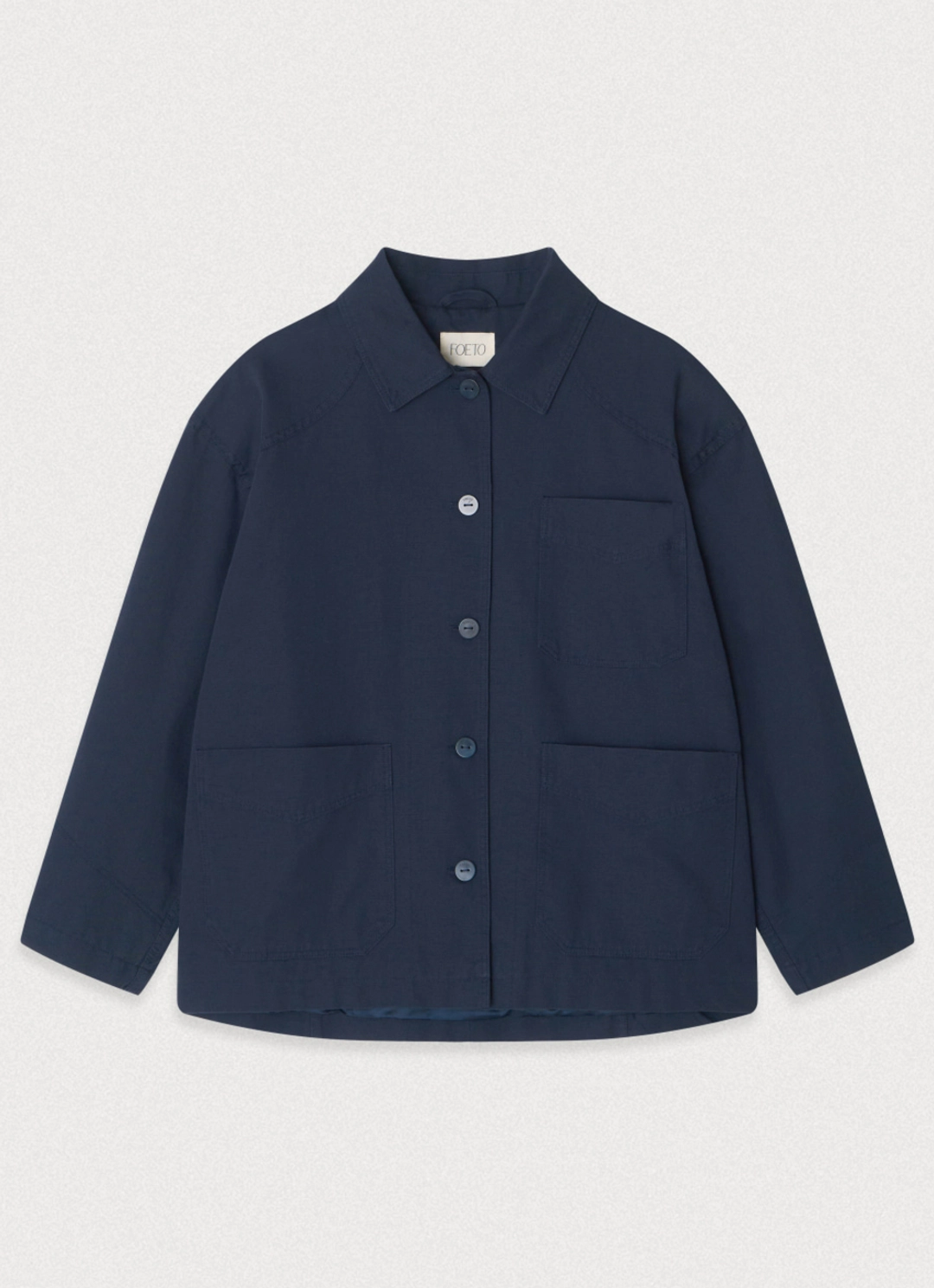 포에토 Pentool work washing jacket - vintage navy 상품 이미지 1