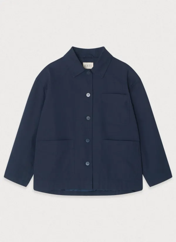 Pentool work washing jacket - vintage navy