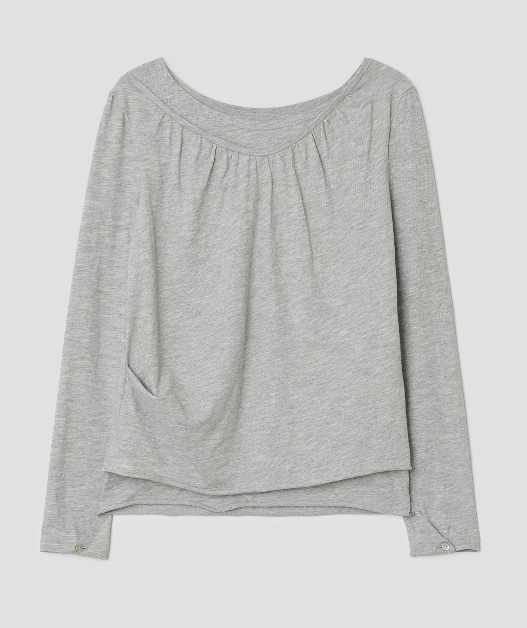 타입서비스 [9/23 예약발송] [2차] Soft Shirring Layered Top [Gray] 상품 이미지 1