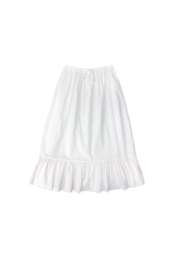 Airy punching skirt