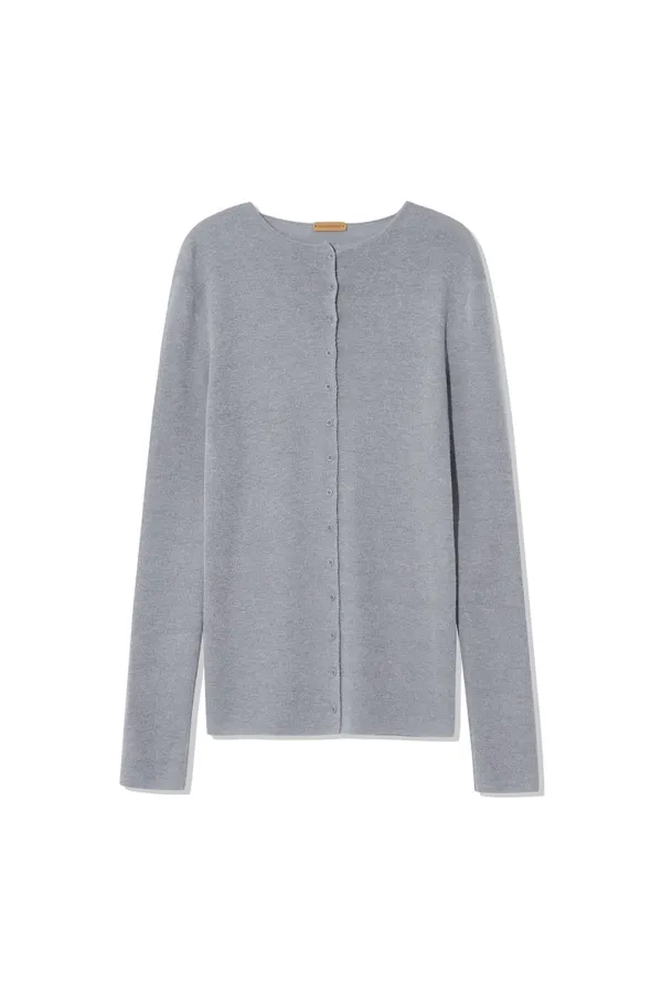 ANNE KNIT CARDIGAN [GREY]