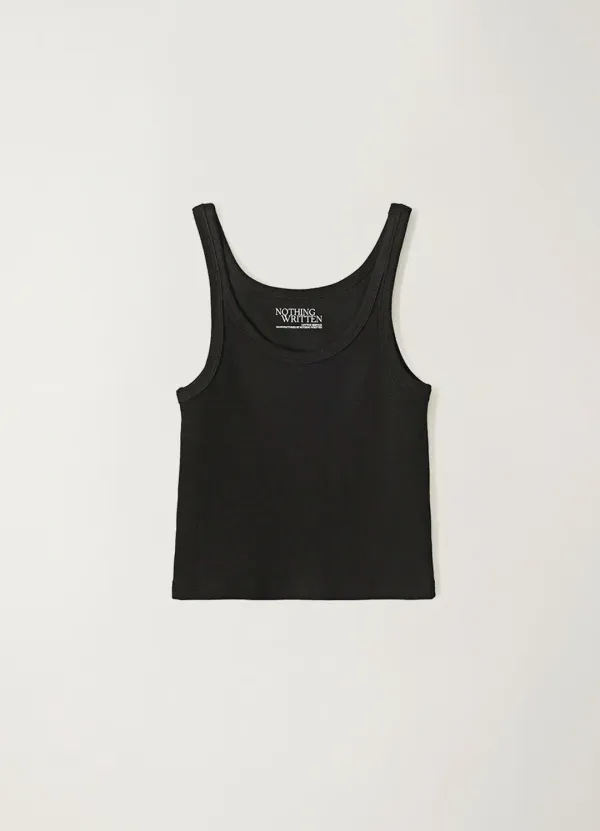 3RD / Curved rib tank (Black)