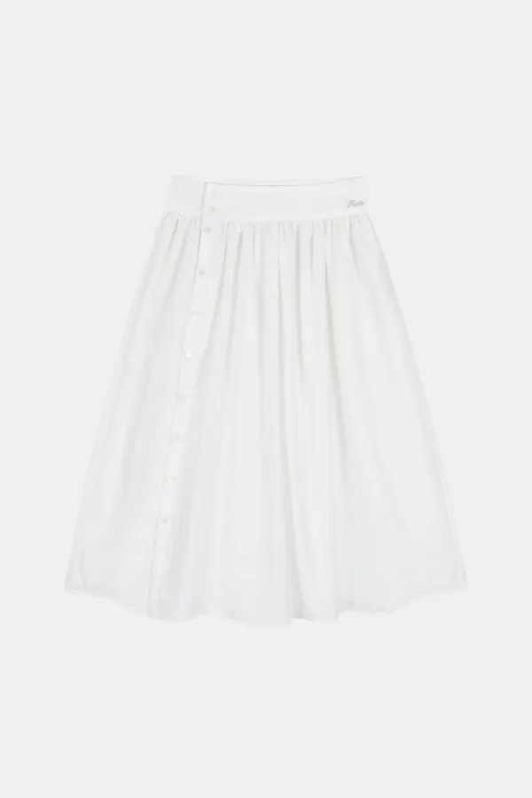SWAY FLARE SKIRT_white