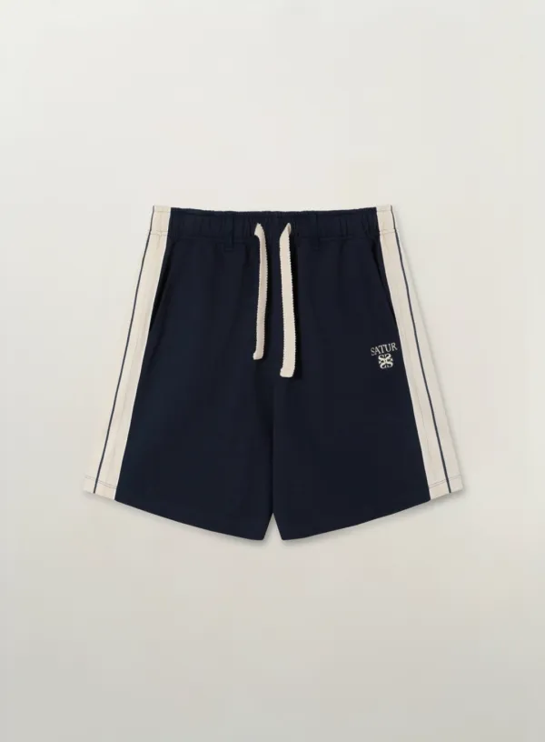 (W) Lawton Lining Track Shorts - Navy