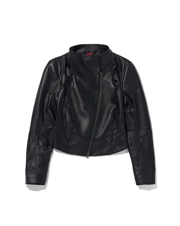 PELISSE LEATHER JACKET_BLACK