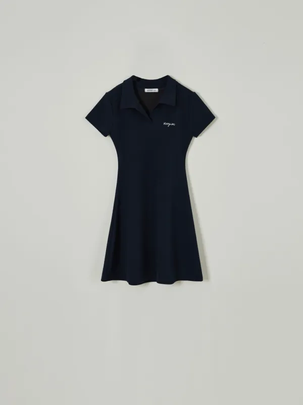 웬디 카라 원피스[NAVY]*오늘 출발