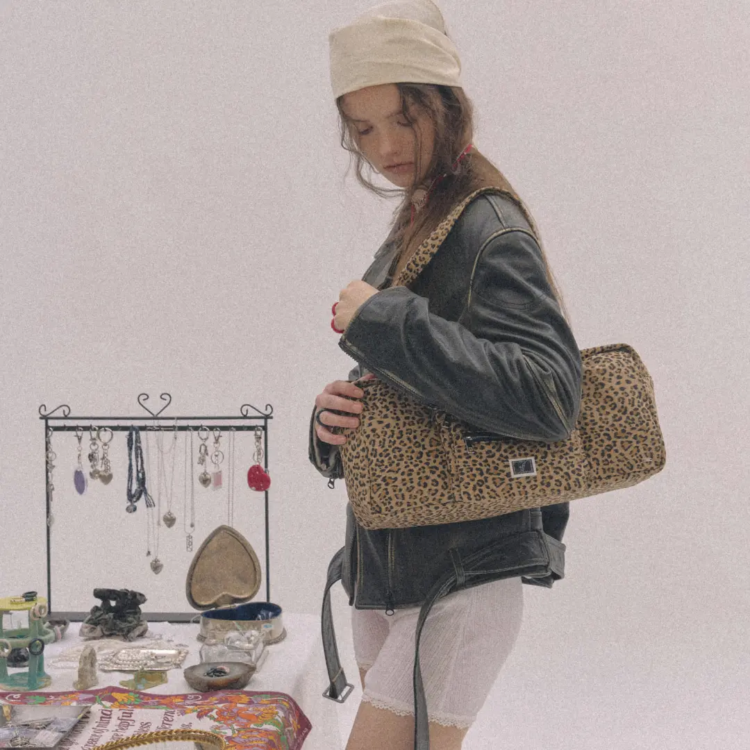 엔프프 clip pouch bag-leopard 상품 이미지 2