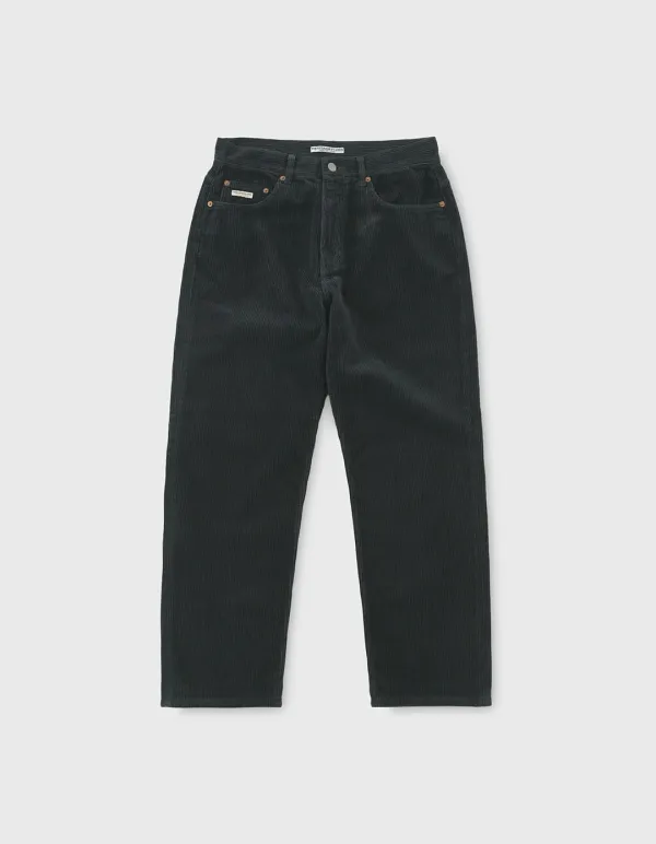 CREST WASHED CORDUROY PANTS (W) / Charcoal