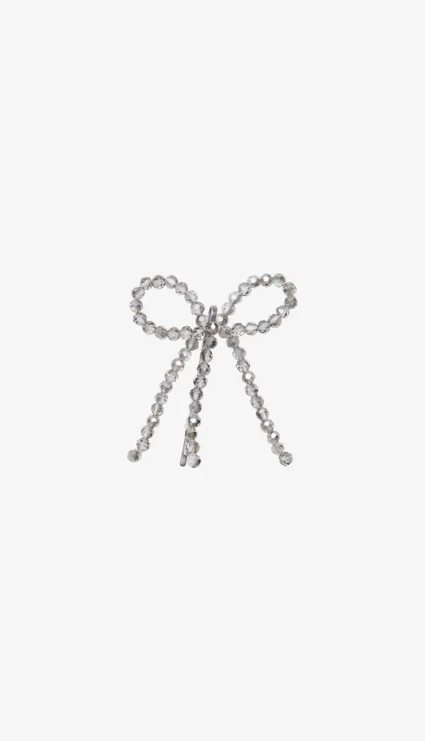 296. Ribbon Jewel Pin _ Dark