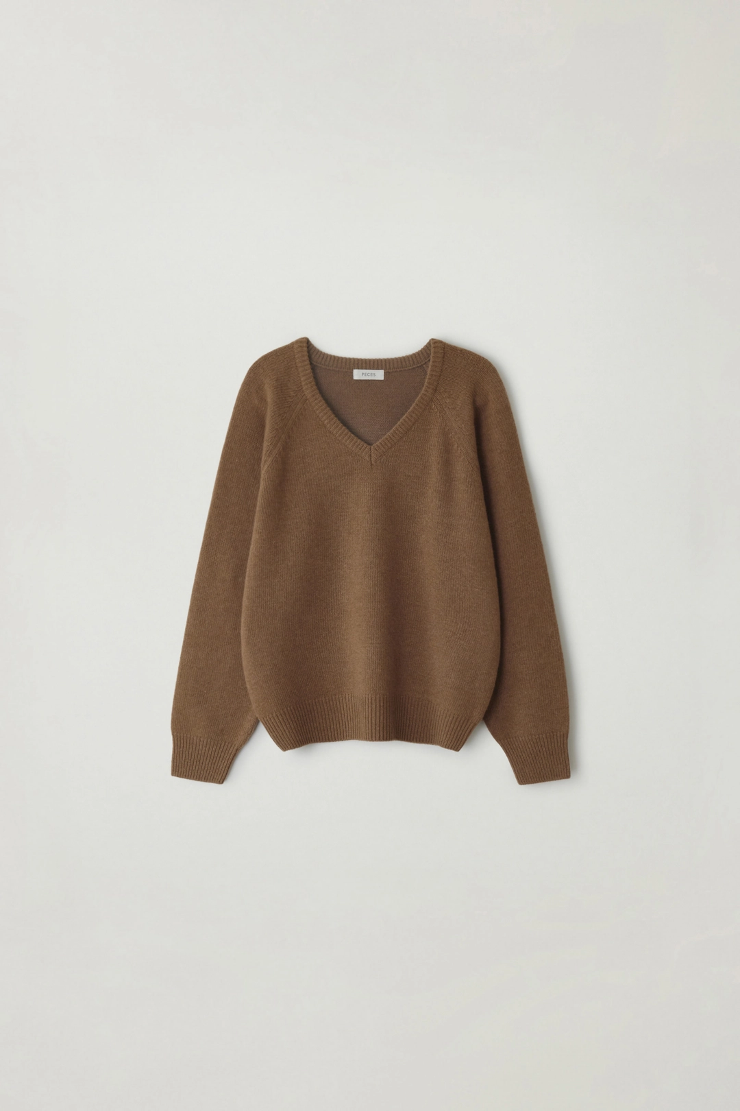 페세스 Cashmere blended v-neck knit (Camel) 상품 이미지 1