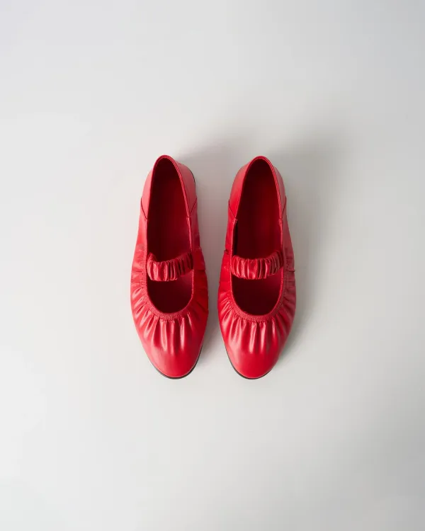 Soft Shirring Mary Jane [RED]