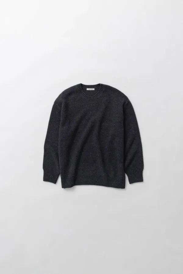 a round knit (charcoal)