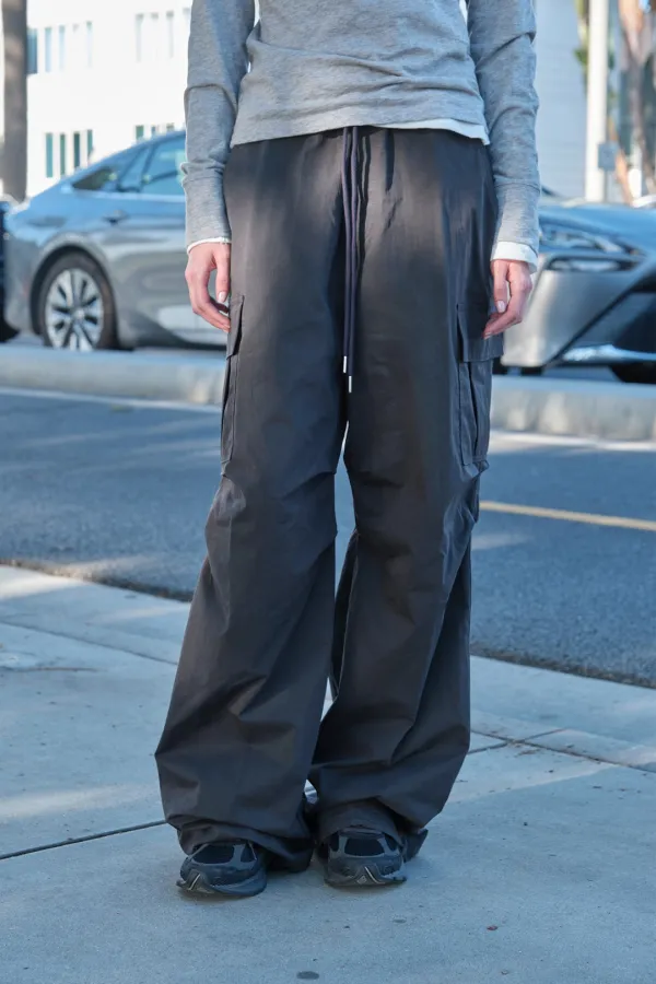 [김가을 PICK] Austen String Cargo Pants - Charcoal