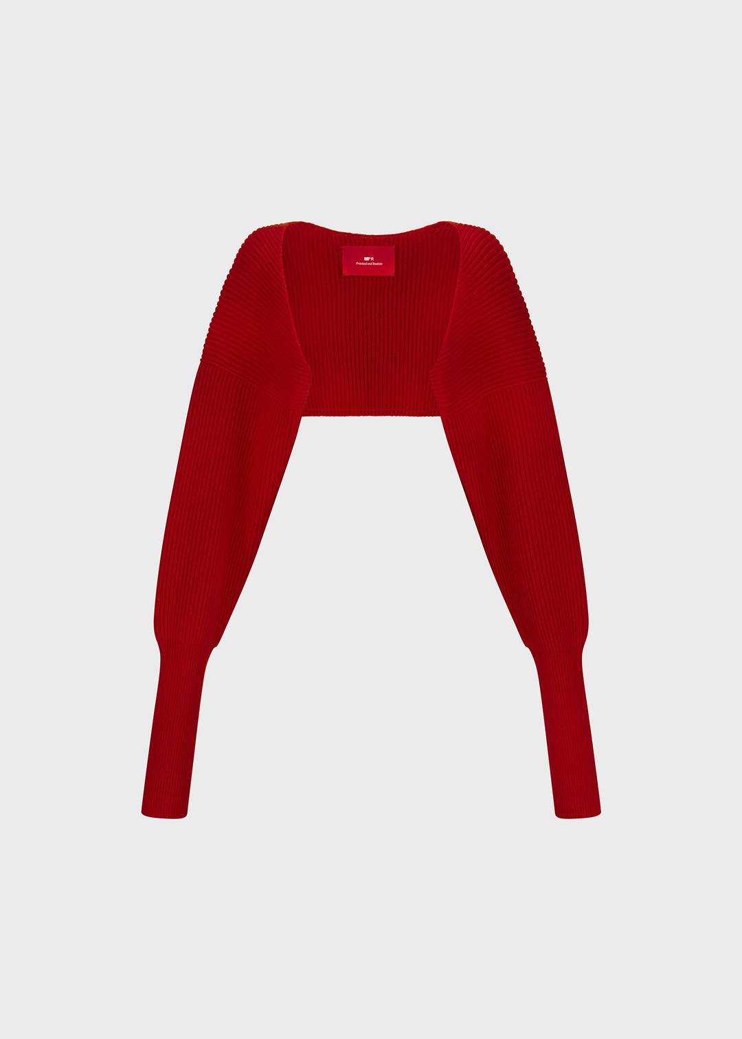 프랙티컬 앤 리얼리스틱 Knit Bolero Warmer Red 상품 이미지 1
