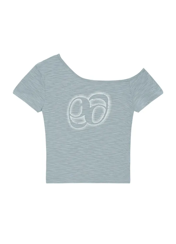 KIKI SLIM TEE / LIGHT BLUE